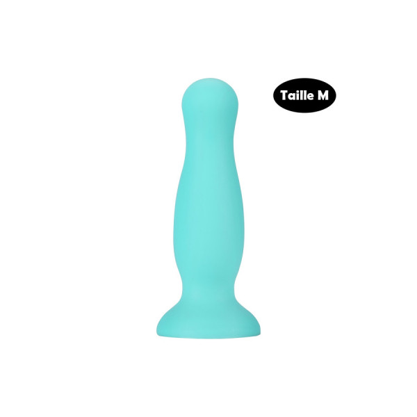 Plug anal ventouse vert pastel taille M 